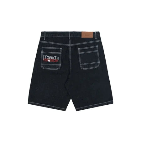 Shorts Disturb Bootleggaz Denim in Black