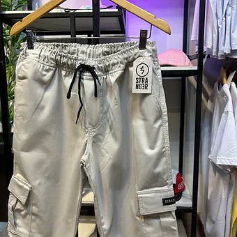 Calça Cargo Reta Stranger (Areia)