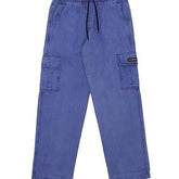 Calça Jeans Cargo Reta Stranger (Azul Escuro)