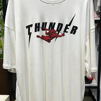 Camiseta Thunder God Oversized Off White Blade