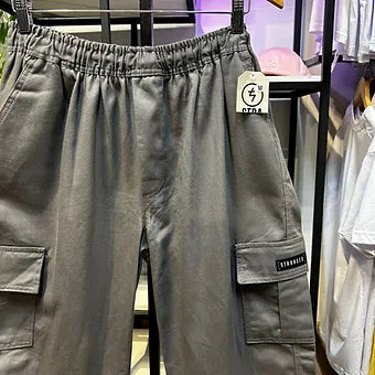 Calça Cargo Reta Stranger (Chumbo)