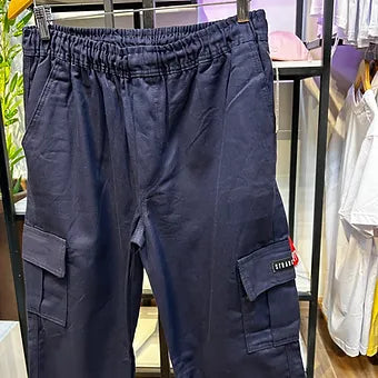 Calça Cargo Reta Stranger (Azul Marinho)